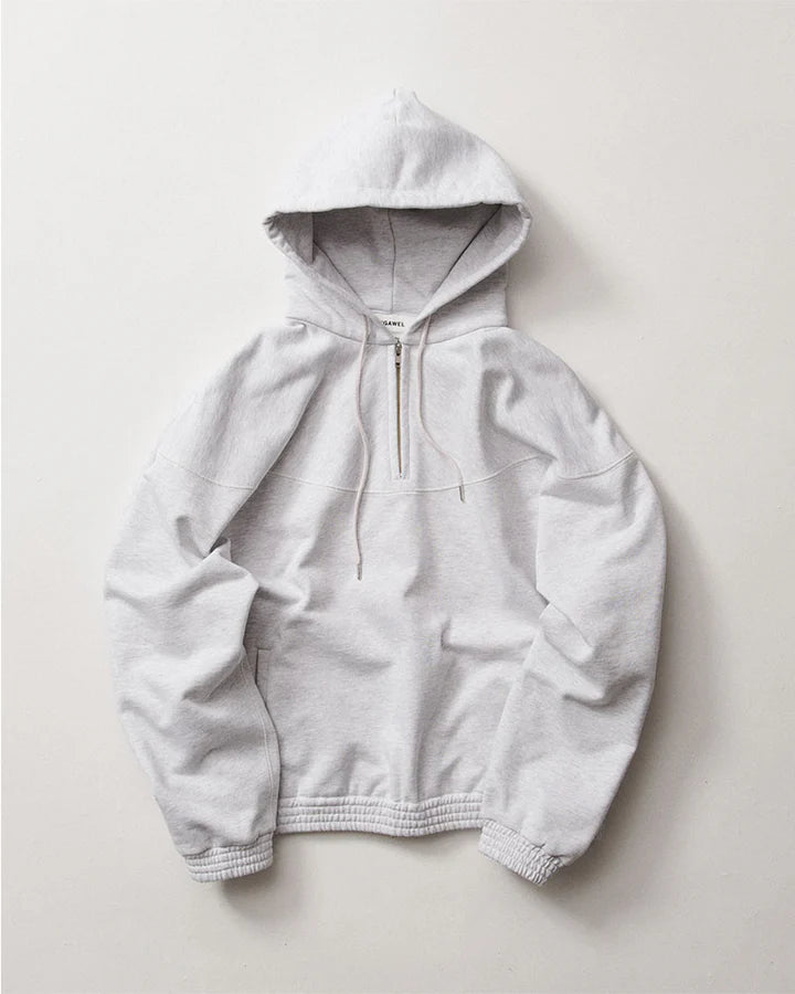 DIGAWEL【ディガウェル】Cup shoulder sweat-shirt (GRAY) 【DWAA017】