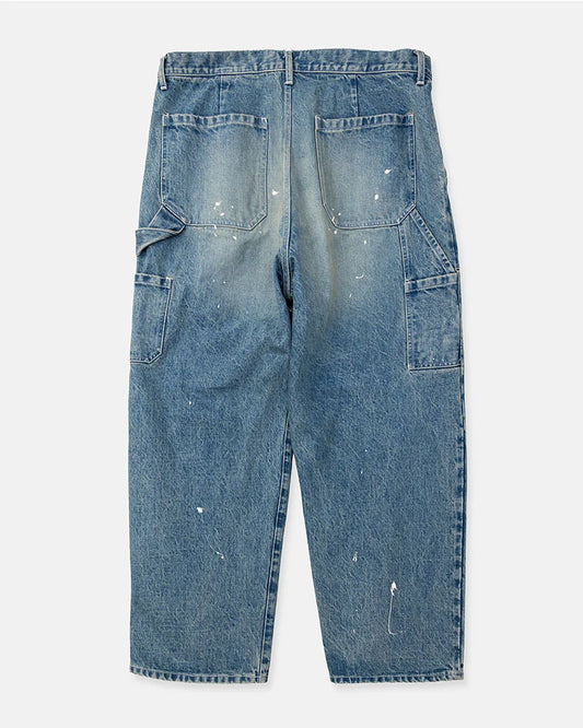 DIGAWEL【ディガウェル】Distressed Painter jeans (Fade Navy)【DWAB006】
