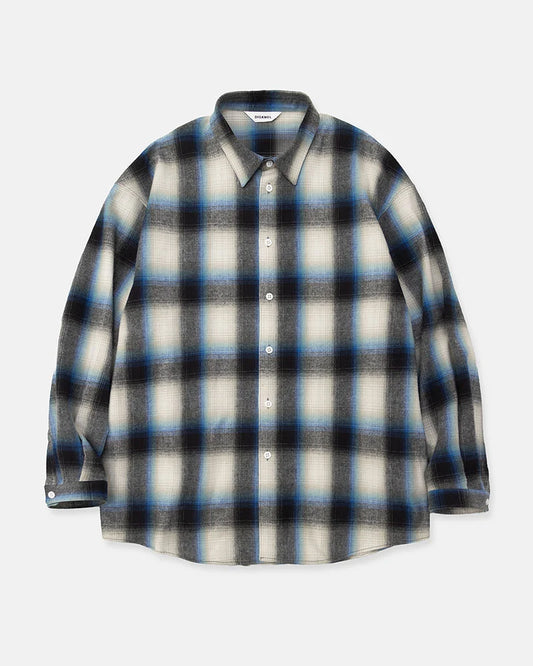 DIGAWEL【ディガウェル】Oversized shirt (Blue)【DWAB045】