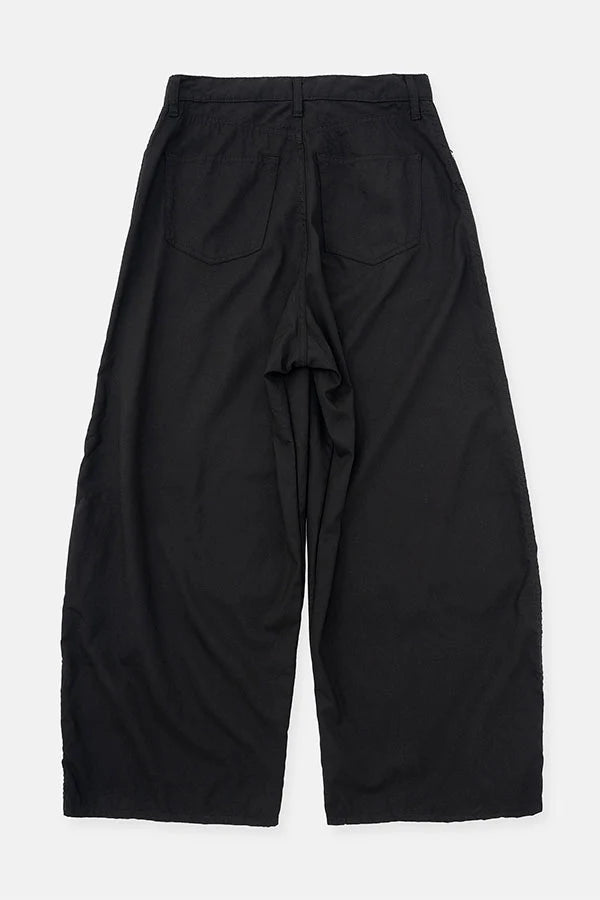 DIGAWEL【ディガウェル】Puckering wide pants (BLACK) 【DWYB021】