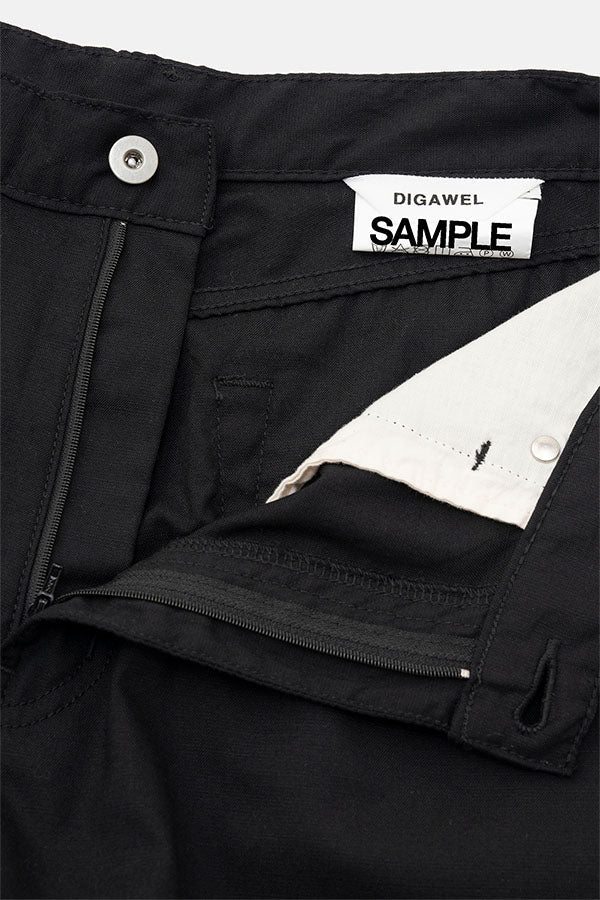 DIGAWEL【ディガウェル】Puckering wide pants (BLACK) 【DWYB021】