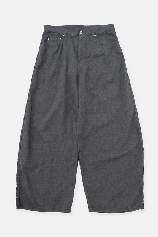 DIGAWEL【ディガウェル】Puckering wide pants (C.GRAY) 【DWYB021】