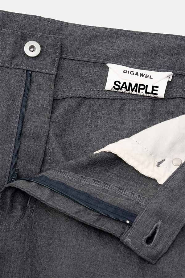 DIGAWEL【ディガウェル】Puckering wide pants (C.GRAY) 【DWYB021】