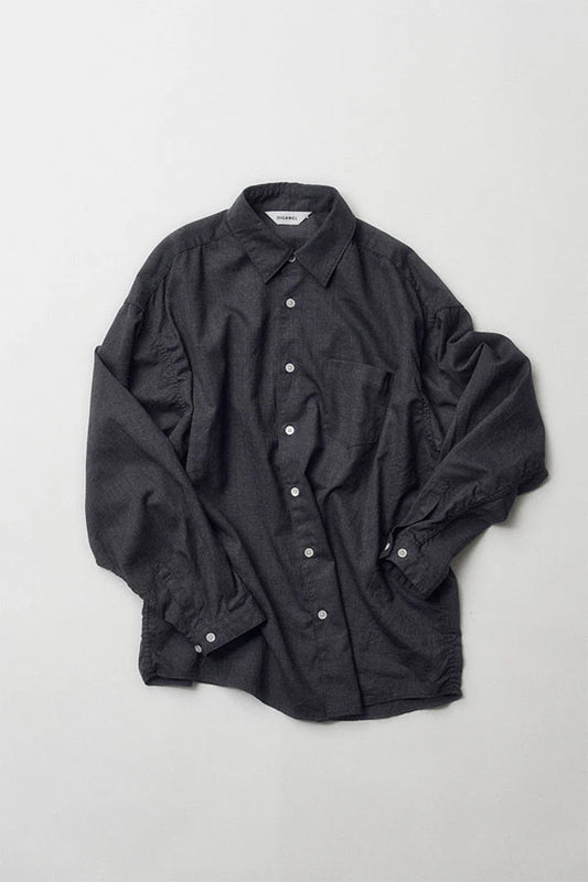 DIGAWEL【ディガウェル】Puckering shirt (C.GRAY)【DWYB022】