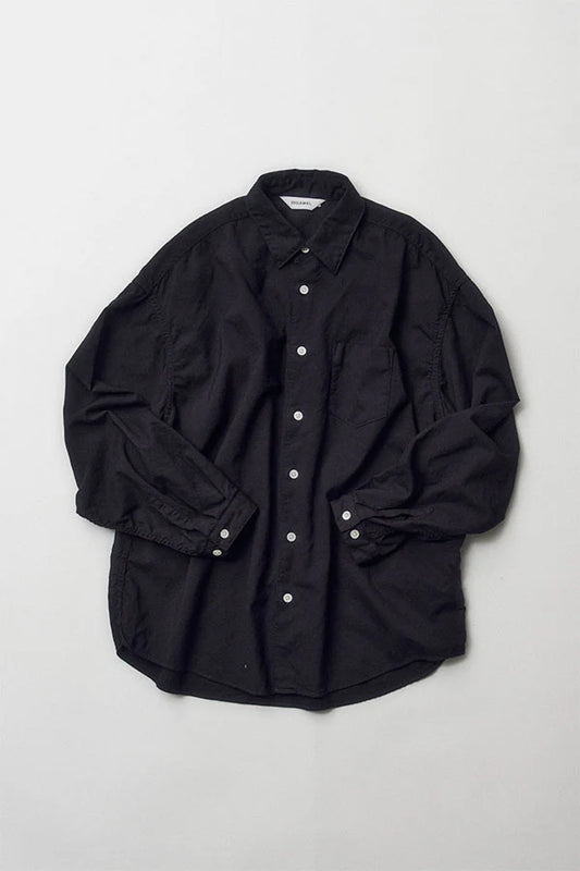 DIGAWEL【ディガウェル】Puckering shirt (BLACK) 【DWYB022】