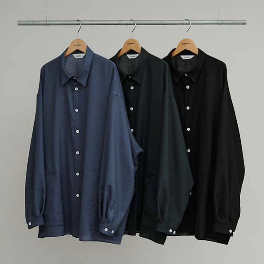 DIGAWEL【ディガウェル】Side pocket L/S shirt (3COLOR)