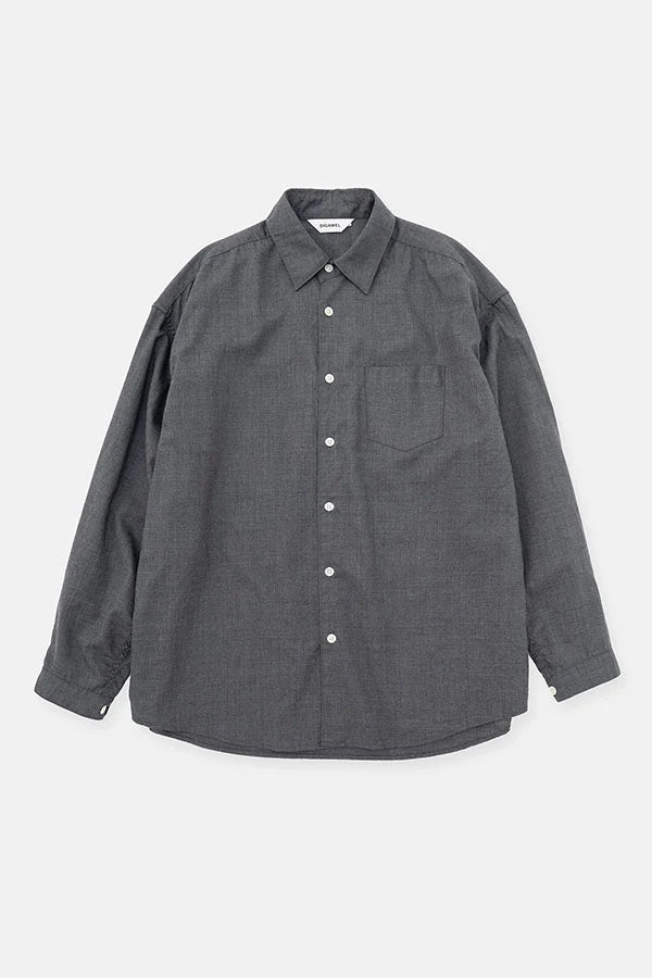 DIGAWEL【ディガウェル】Puckering shirt (C.GRAY)【DWYB022】