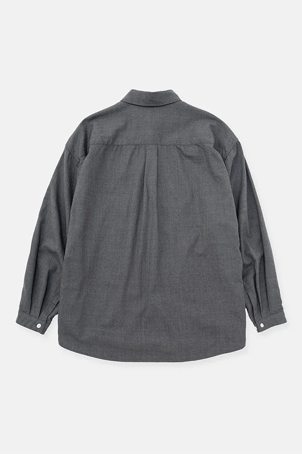DIGAWEL【ディガウェル】Puckering shirt (C.GRAY)【DWYB022】