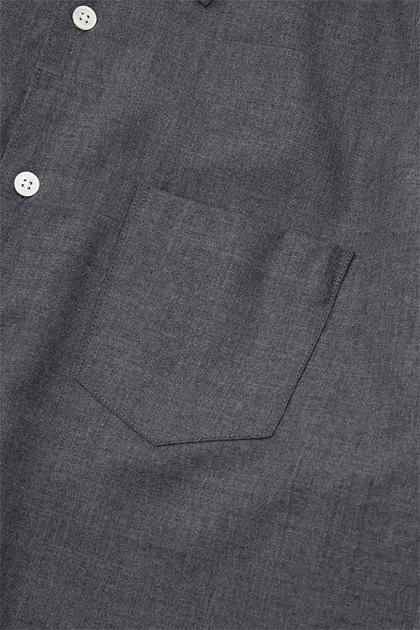 DIGAWEL【ディガウェル】Puckering shirt (C.GRAY)【DWYB022】