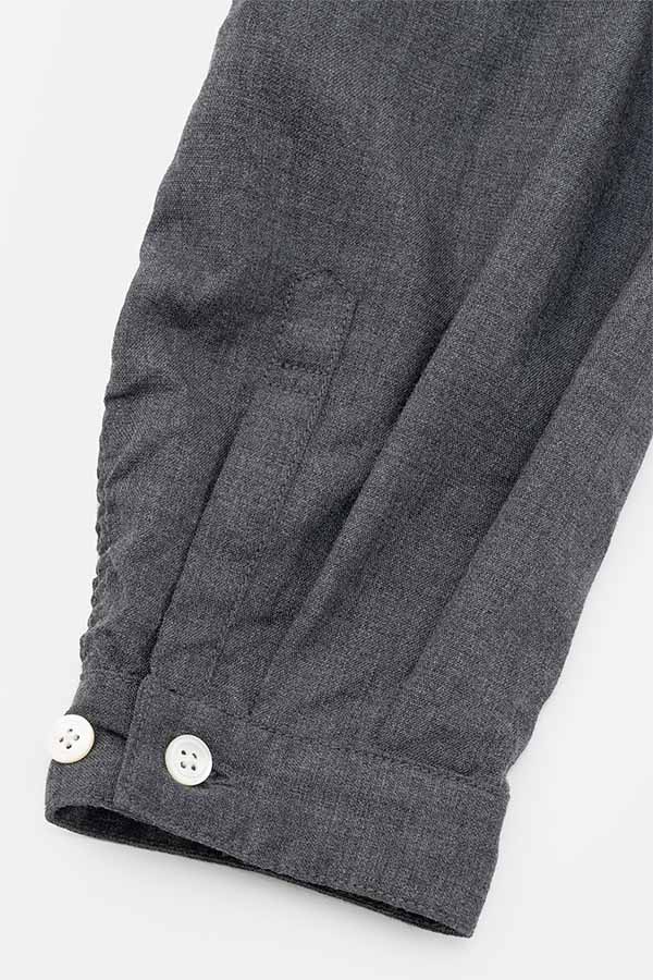 DIGAWEL【ディガウェル】Puckering shirt (C.GRAY)【DWYB022】