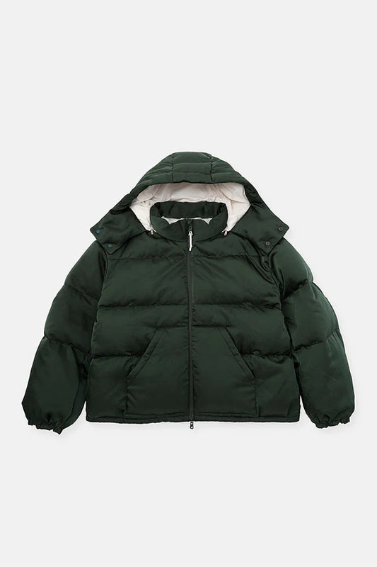 DIGAWEL【ディガウェル】Hoodie puffer jacket(F/CE.×DIGAWEL) (Green)