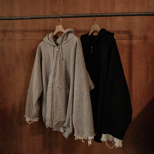 Tremolo【トレモロ】14th Anniv. Damege Layered Hoodie Custom Made