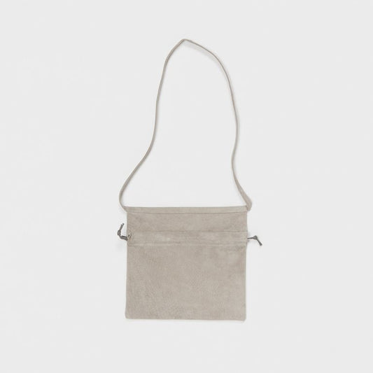 Hender Scheme 【エンダースキーマ】red cross bag small (light gray)