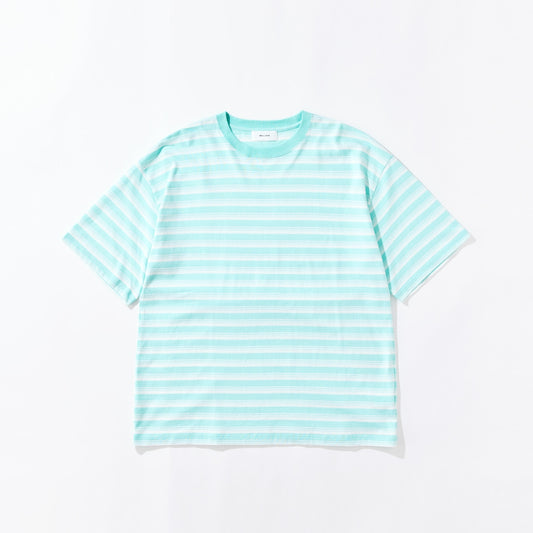 WELLDER【ウェルダー】Stripe Short Sleeve (WHITE × MINT)