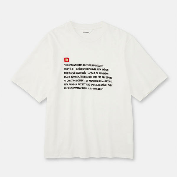 DIGAWEL【ディガウェル】Statement T-shirt