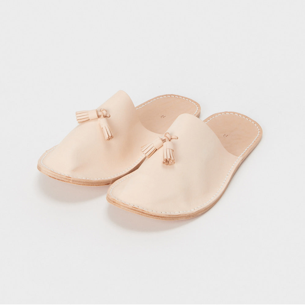 Hender Scheme 【エンダースキーマ】leather slipper (natural)【in-rc-les】