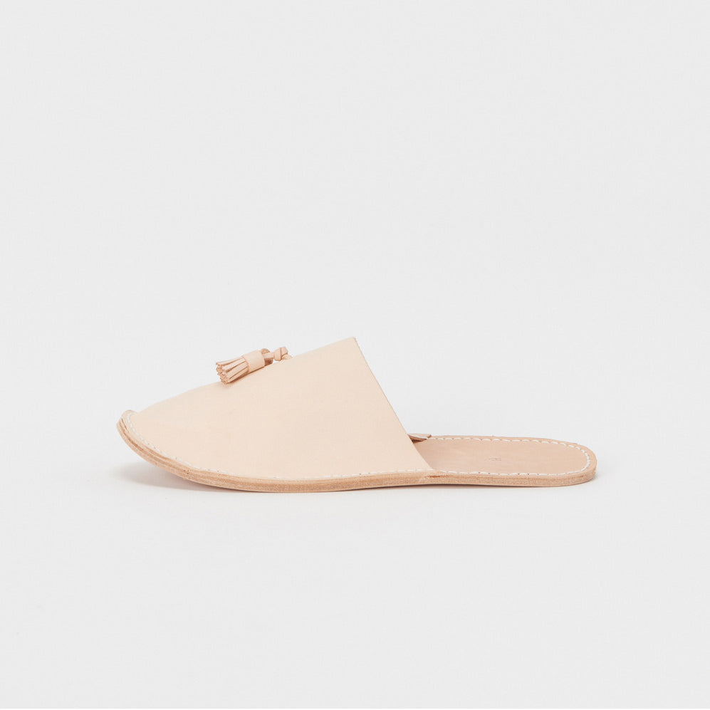 Hender Scheme 【エンダースキーマ】leather slipper (natural)【in-rc-les】