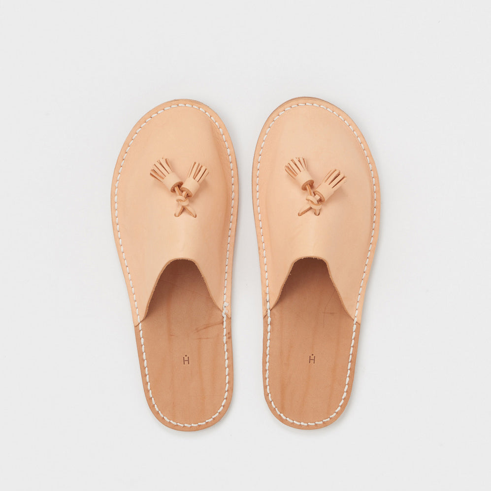 Hender Scheme 【エンダースキーマ】leather slipper (natural)【in-rc-les】