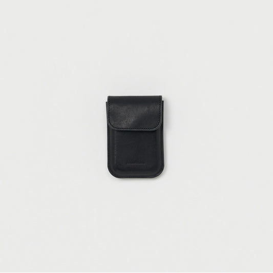 Hender Scheme 【エンダースキーマ】flap card case (Black)【tq-rc-fcc】