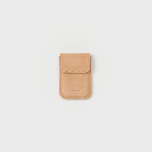 Hender Scheme 【エンダースキーマ】flap card case (Natural)【tq-rc-fcc】