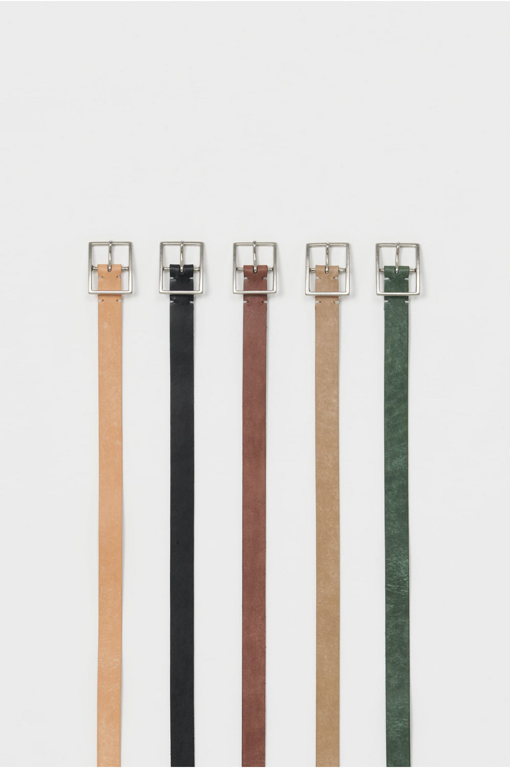 Hender Scheme【エンダースキーマ】 square buckle belt (BLACK) 【qn-rc-sbb】