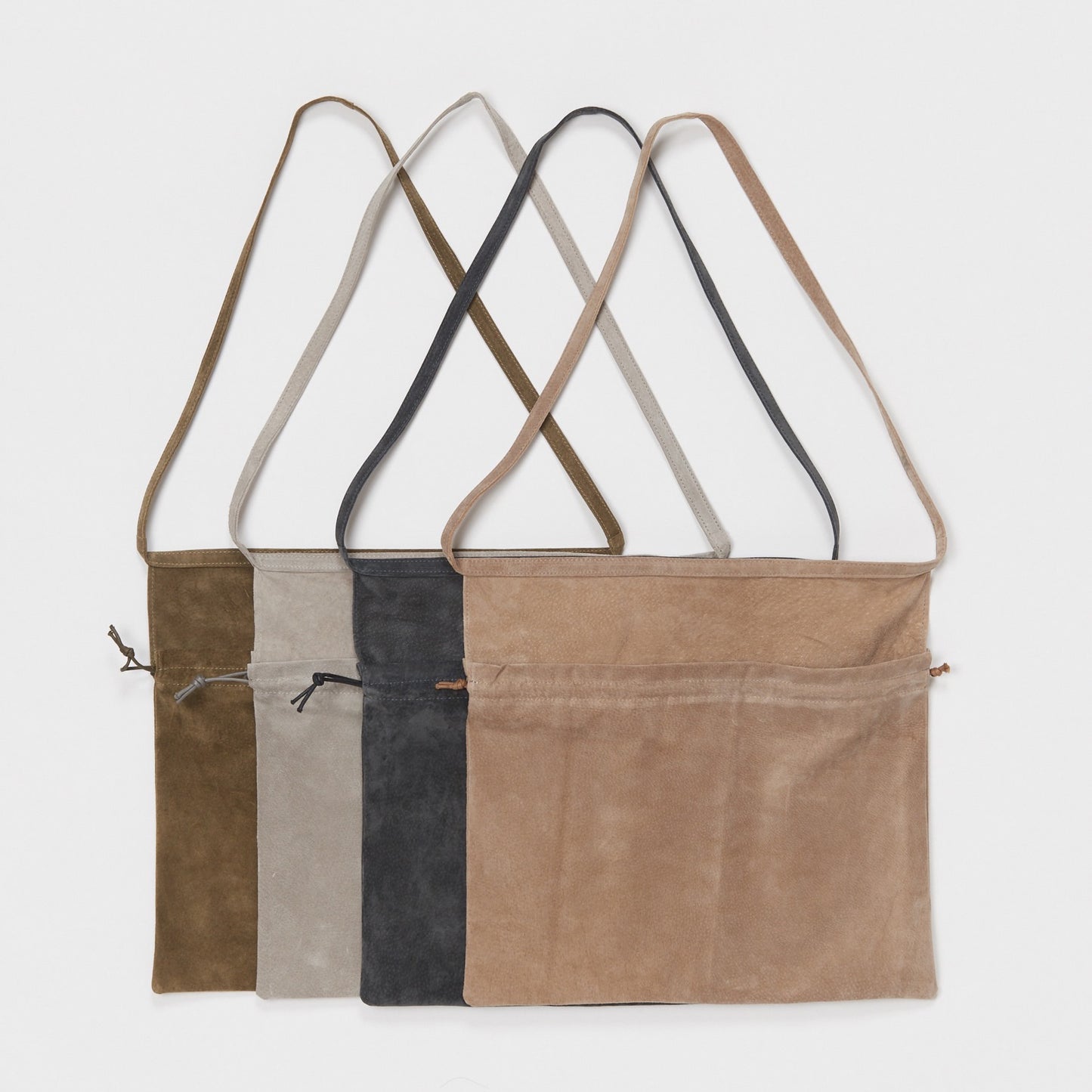 Hender Scheme 【エンダースキーマ】red cross bag big (dark gray)