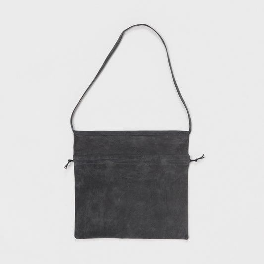 Hender Scheme 【エンダースキーマ】red cross bag big (dark gray)