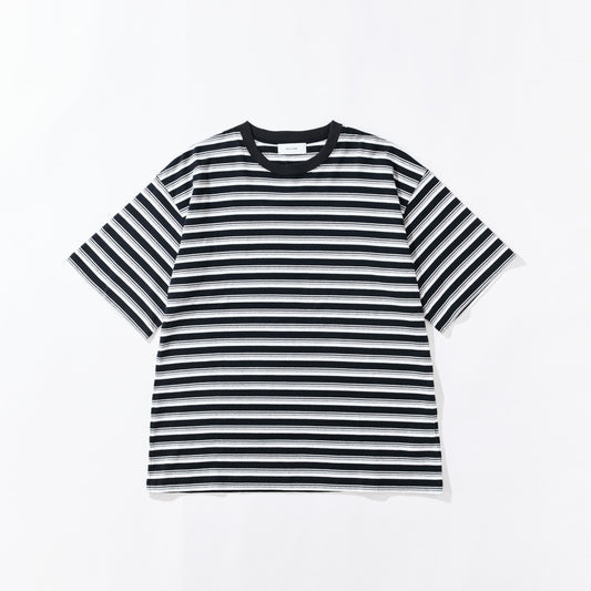 WELLDER【ウェルダー】Stripe Short Sleeve (WHITE × BLACK)