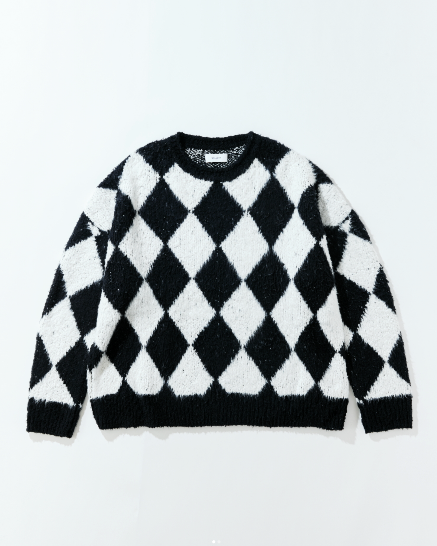 WELLDER【ウェルダー】Roll Neck Argyle Jumper