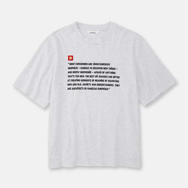 DIGAWEL【ディガウェル】Statement T-shirt