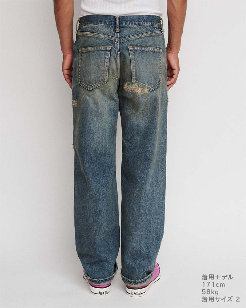 DIGAWEL【ディガウェル】Distressed jeans【DWAA004】