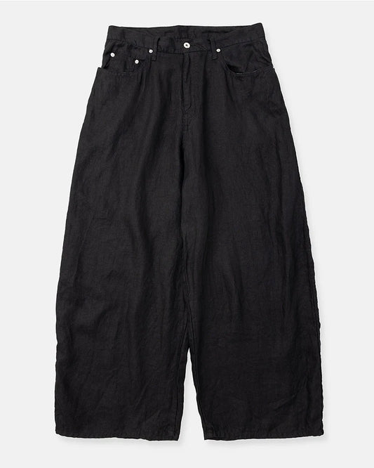 DIGAWEL【ディガウェル】Puckering wide pants (BLACK) 【DWAA029】