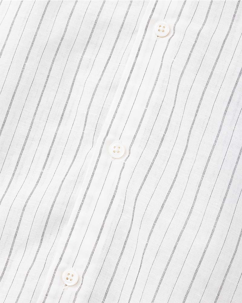 DIGAWEL【ディガウェル】Oversized stripe shirt (BLACK)【DWAA034】