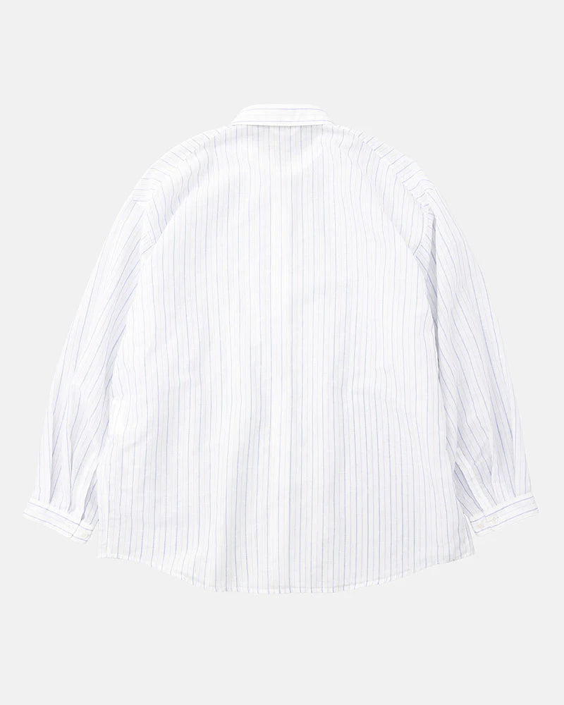 DIGAWEL【ディガウェル】Oversized stripe shirt (BLUE)【DWAA034】