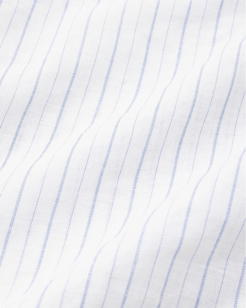 DIGAWEL【ディガウェル】Oversized stripe shirt (BLUE)【DWAA034】