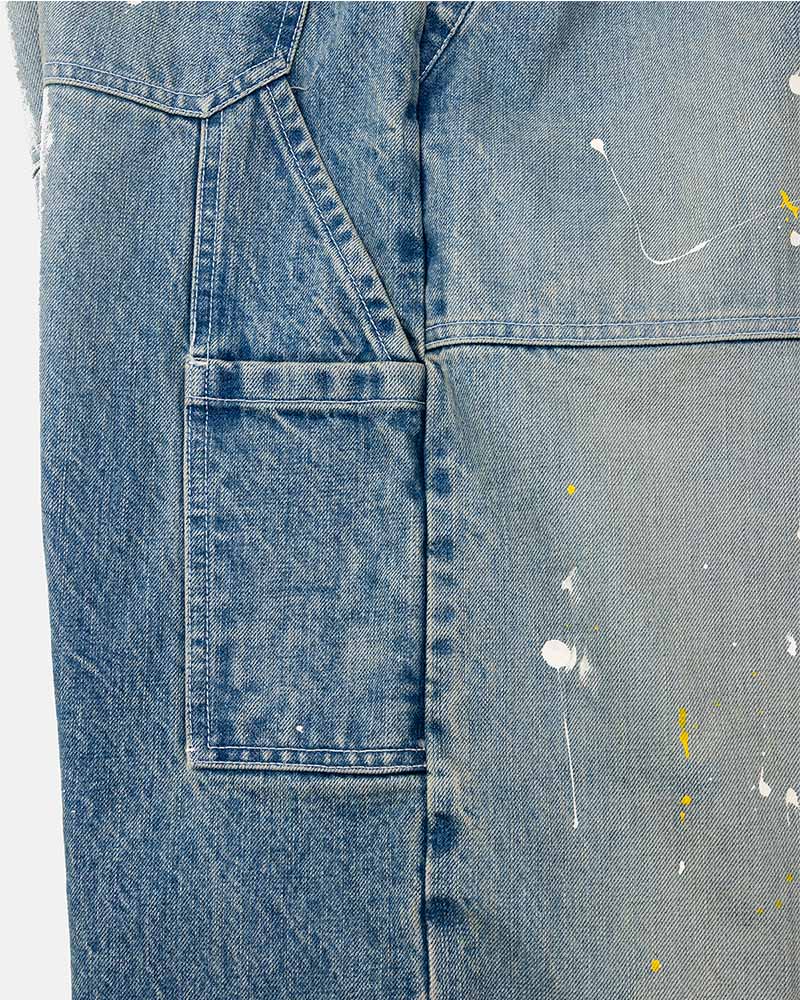DIGAWEL【ディガウェル】Distressed Painter jeans (Fade Navy)【DWAB006】