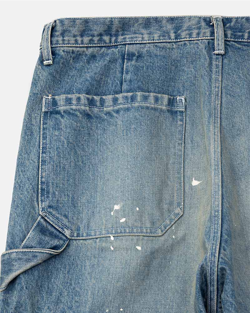 DIGAWEL【ディガウェル】Distressed Painter jeans (Fade Navy)【DWAB006】