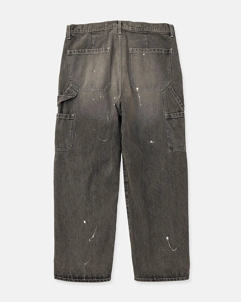 DIGAWEL【ディガウェル】Distressed Painter jeans (Fade Black)【DWA B006】