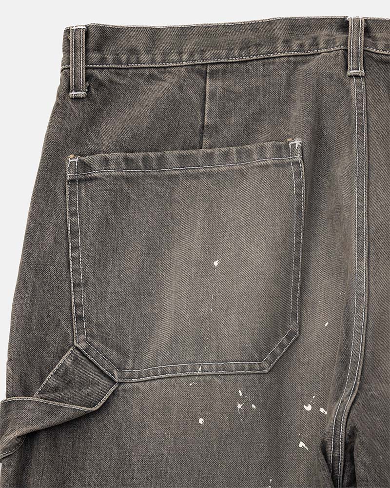 DIGAWEL【ディガウェル】Distressed Painter jeans (Fade Black)【DWA B006】