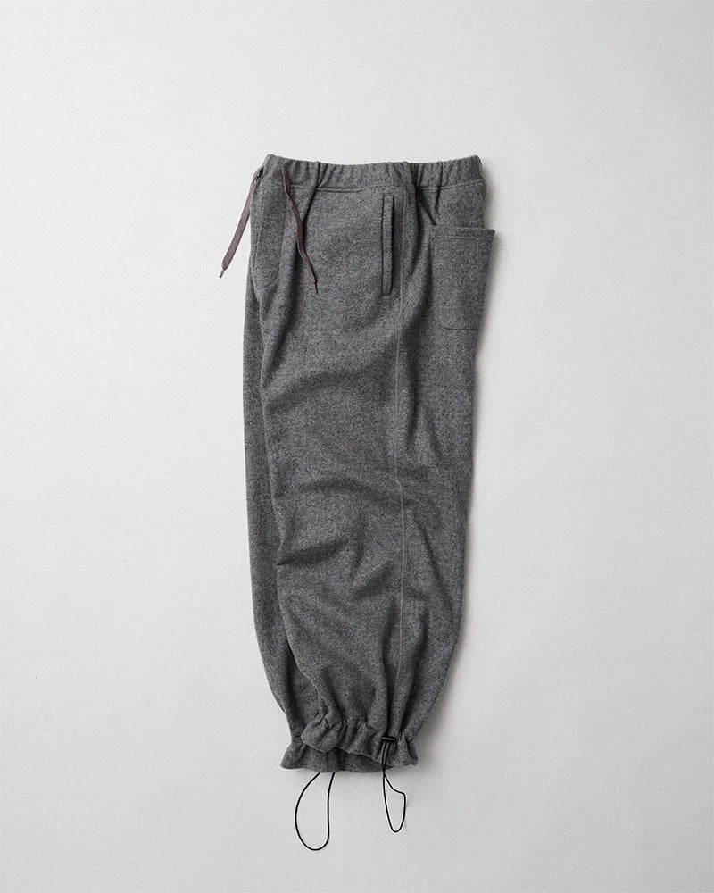 DIGAWEL【ディガウェル】Hem gathers pants (GRAY)【DWAB027】