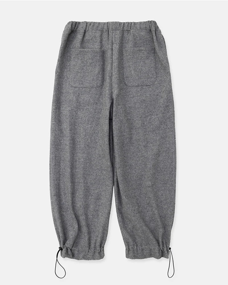 DIGAWEL【ディガウェル】Hem gathers pants (GRAY)【DWAB027】