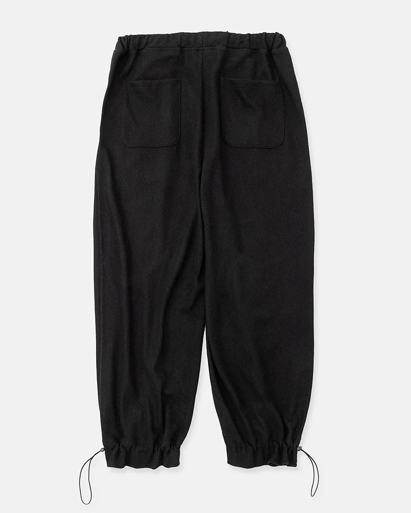 DIGAWEL【ディガウェル】Hem gathers pants (BLACK)【DWAB027】