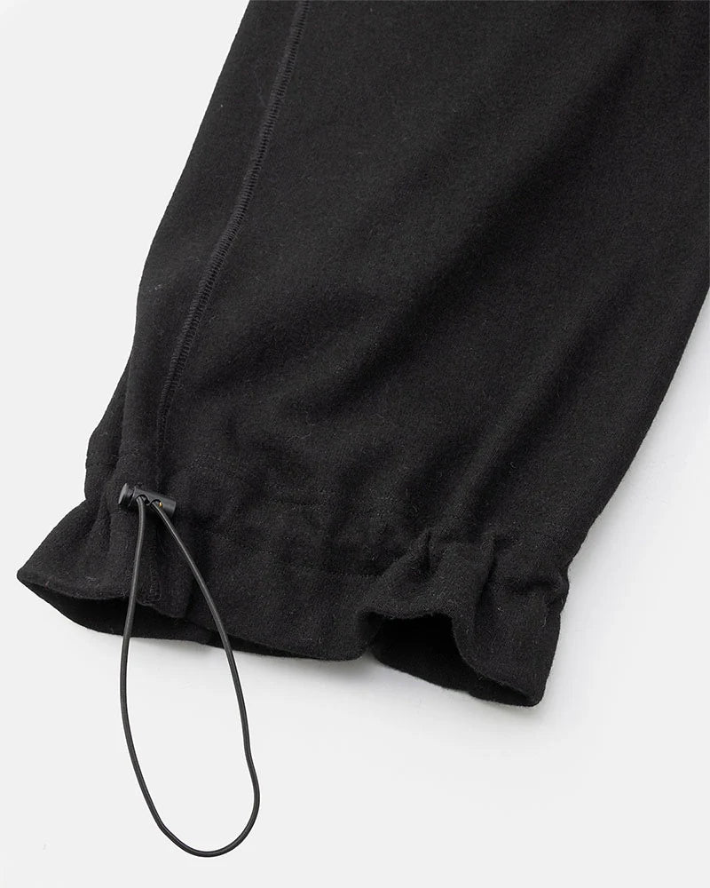 DIGAWEL【ディガウェル】Hem gathers pants (BLACK)【DWAB027】