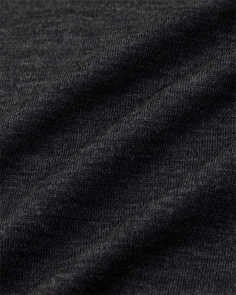 DIGAWEL【ディガウェル】Merino wool L/S T-shirt  (C.GRY) 【DWAB030】