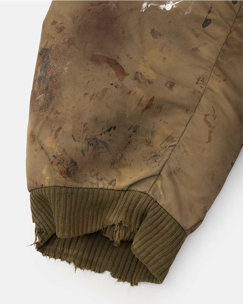 DIGAWEL【ディガウェル】Distressed MA-1 (Olive)【DWAB044】