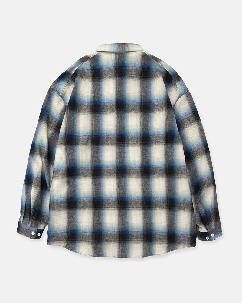 DIGAWEL【ディガウェル】Oversized shirt (Blue)【DWAB045】