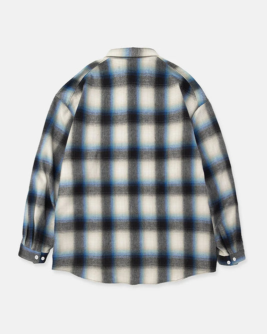 DIGAWEL【ディガウェル】Oversized shirt (Blue)【DWAB045】