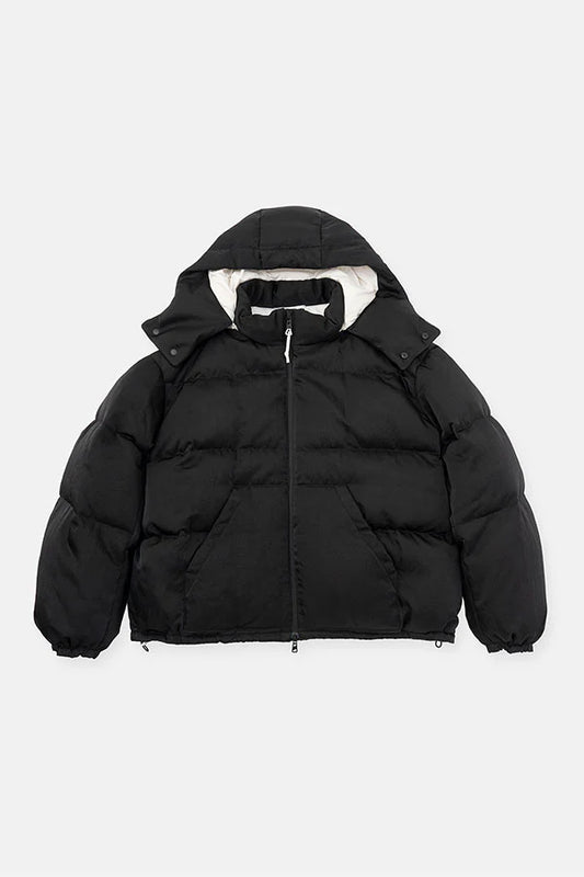DIGAWEL【ディガウェル】Hoodie puffer jacket（F/CE.×DIGAWEL) (BLACK)
