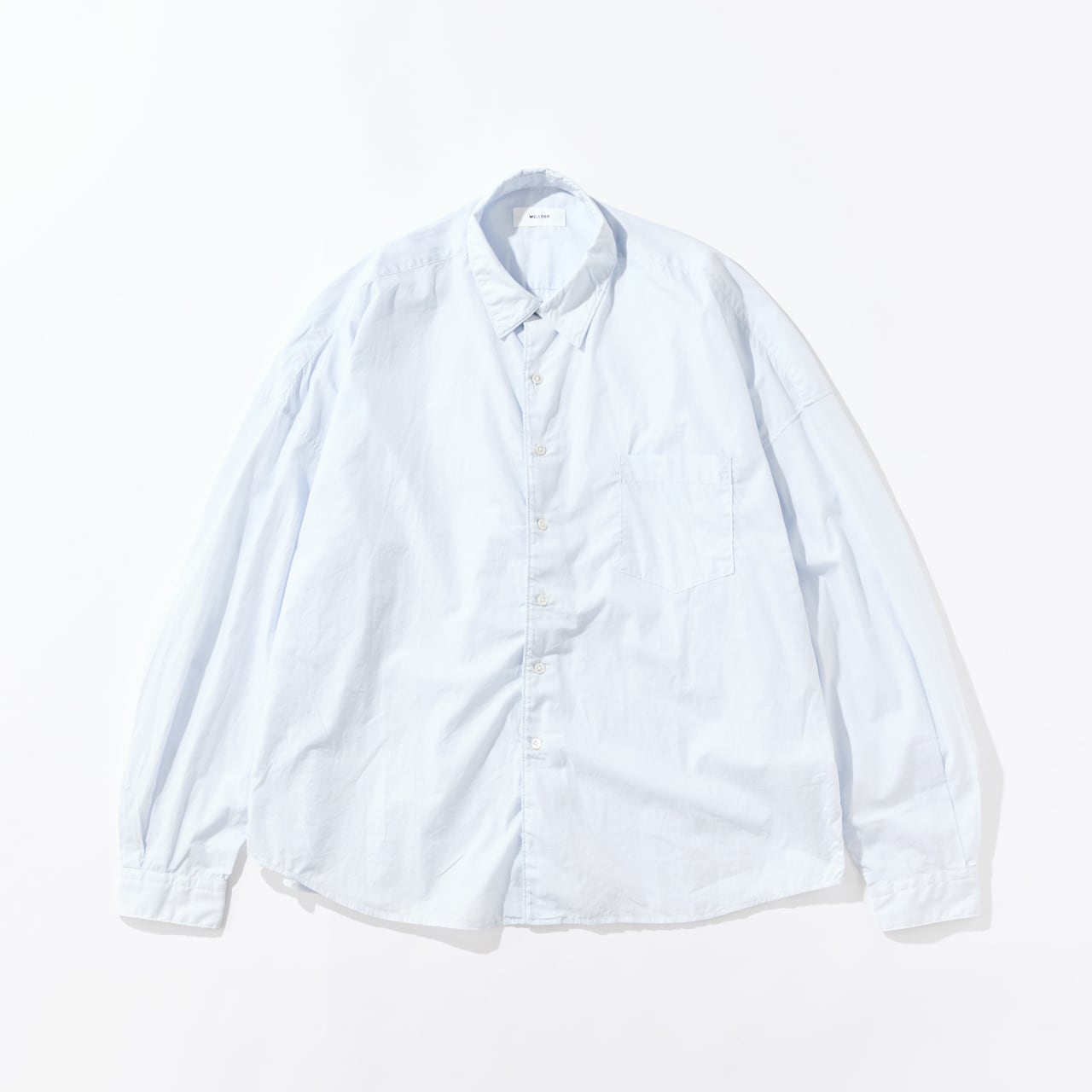WELLDER【ウェルダー】Puckering Over Size Shirt