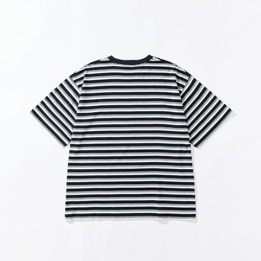 WELLDER【ウェルダー】Stripe Short Sleeve (WHITE × BLACK)